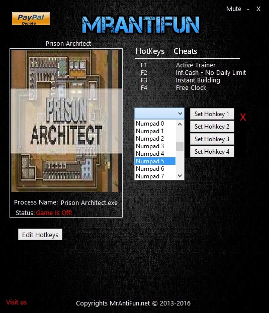 Трейнер +4 для версии 14j от MrAntiFun
