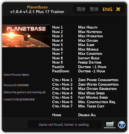 Трейнер +17для версий 1.0.4 - 1.2.1 от FLiNG