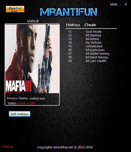 Трейнер +9 для версии 1.060 от MrAntiFun