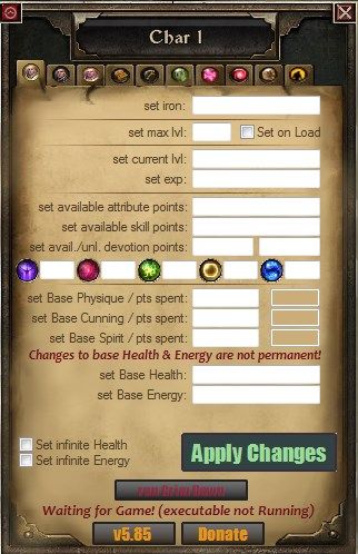Grim Dawn (трейнер +101 для версии 1.0.0.2) [iMMO]