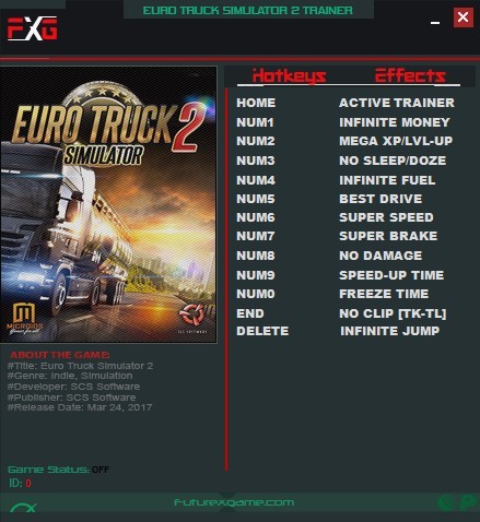 Трейнер +12 для версии 1.30.0.12s: 64 Bit от FutureX