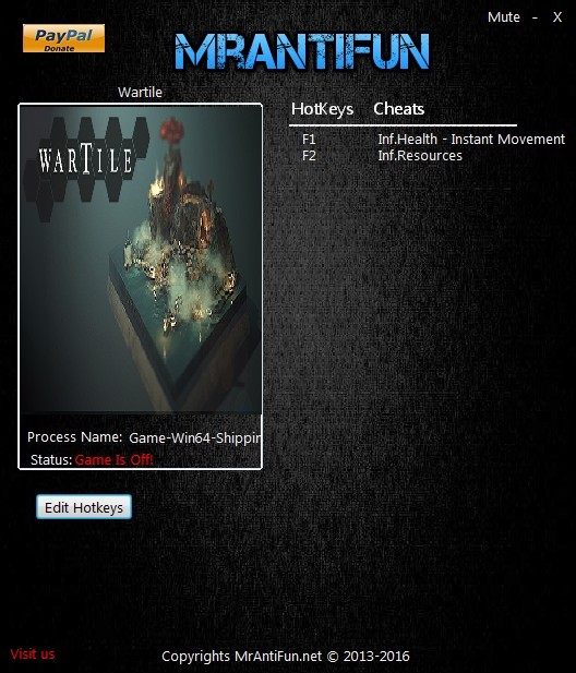 Трейнер +3 для версии 0.4.5.2 от MrAntiFun