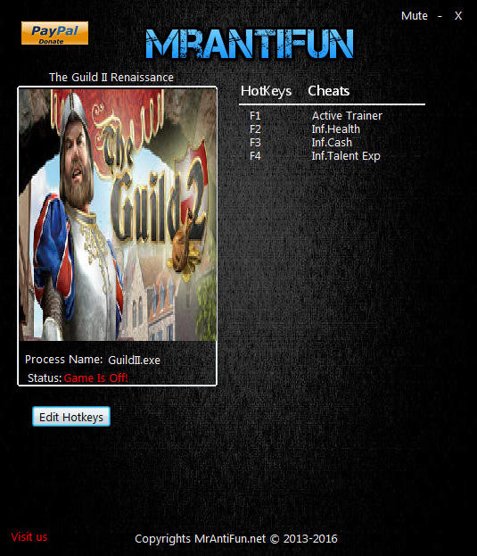 Трейнер +3 vдля версии 4.21 от MrAntiFun