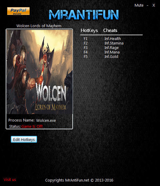 Трейнер +5 для версии 0.5.0.5C от MrAntiFun