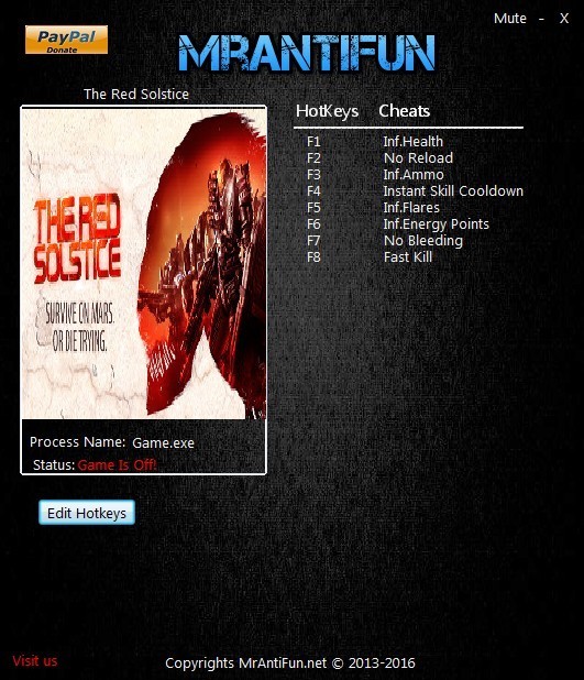 Трейнер +8 для версии 1.169 от MrAntiFun