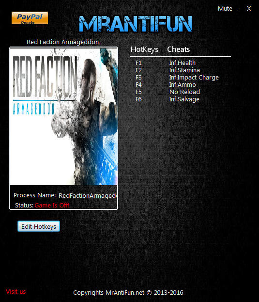 Трейнер +6 для версии 1.01 DX11 от MrAntiFun