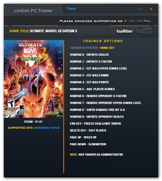 Трейнер +13 для версии 1.0 от LinGon