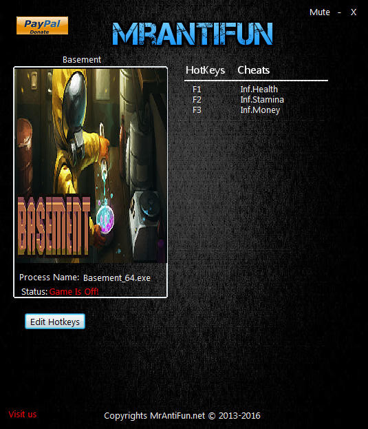 Трейнер +3 для версии 0.5.3 x64 от MrAntiFun