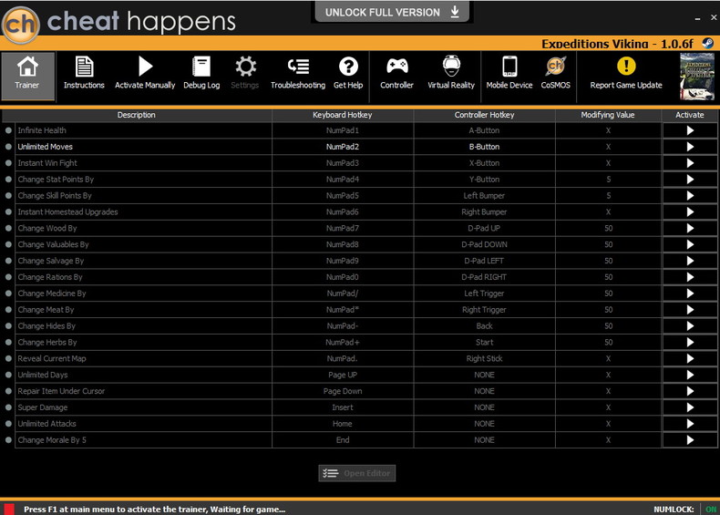 Трейнер +21 для версии 1.0.6f от CheatHappens.com