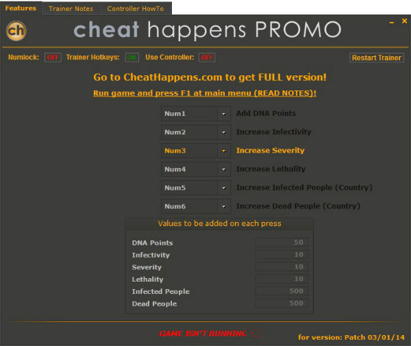Трейнер +1 для версии Early Access v20140311 от CH