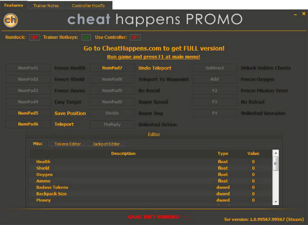 Трейнер +1 для версии 1.0.99567.99567 (Steam) от CH