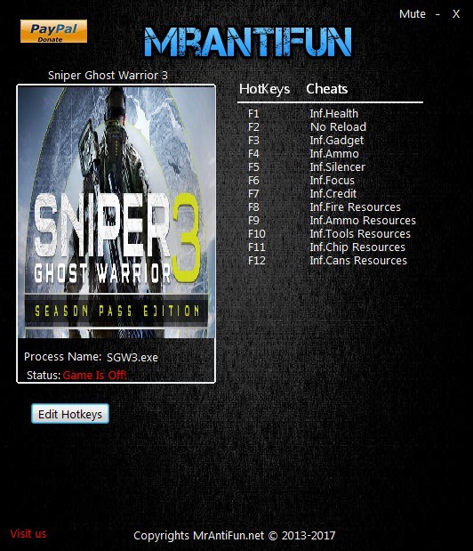 Трейнер +12 для версии 1.03 от MrAntiFun