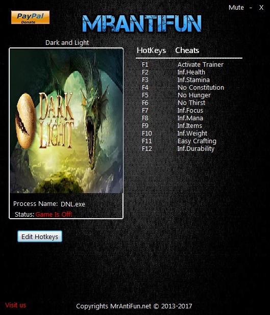 Трейнер +11 для версии 100.4003 от MrAntiFun
