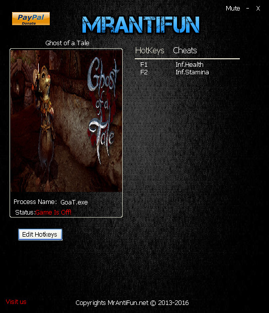 Трейнер +2 для версии 1.63 от MrAntiFun