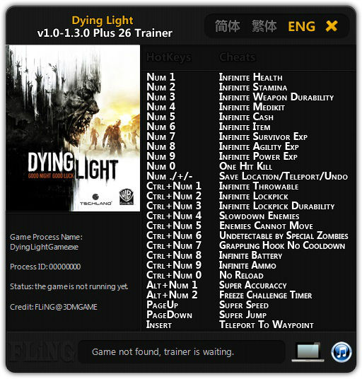 Трейнер +26 для версии 1.2.0 -1.3.0 от FLiNG