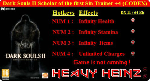 Трейнер +4 для версии 1.01 от Heavy Heinz