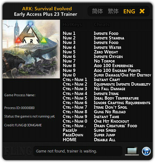Трейнер +23 для версии  Early Access v20150821 от FLiNG