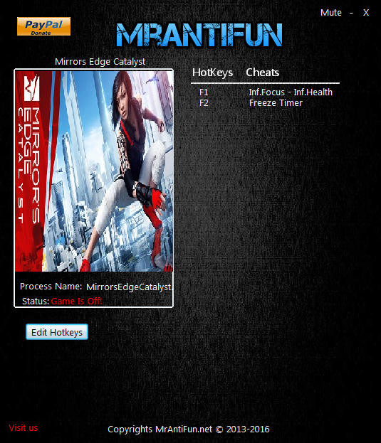 Трейнер +3 для версии 1.0 от MrAntiFun