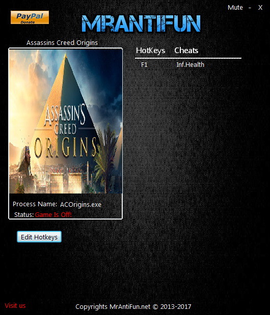 Трейнер +1 для версии 1.02 от MrAntiFun