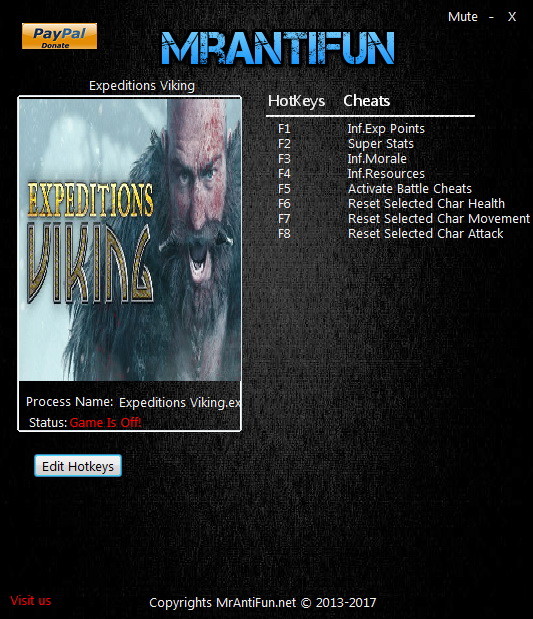 Трейнер +7 для версии 1.0.7.2 от MrAntiFun