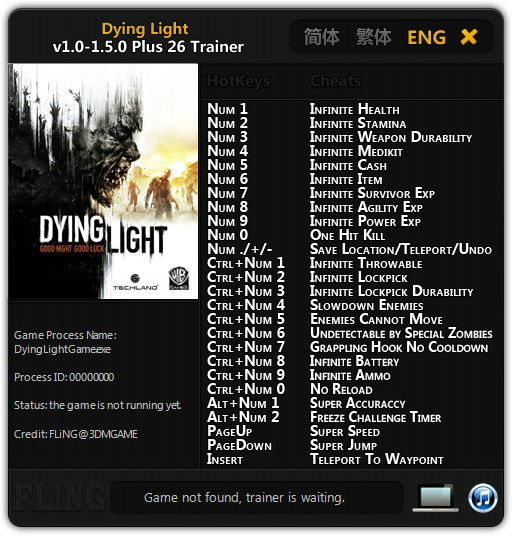 Трейнер +26 для версии 1.2.0 -1.5.0 от FLiNG