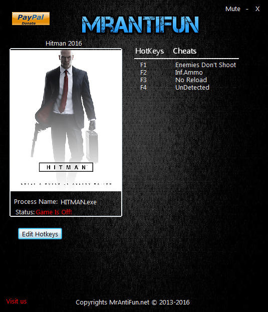 Трейнер +4 для версии 1.7.0 от MrAntiFun