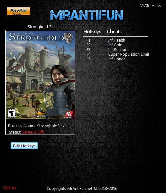 Трейнер +5 для версии 1.4.1 от MrAntiFun
