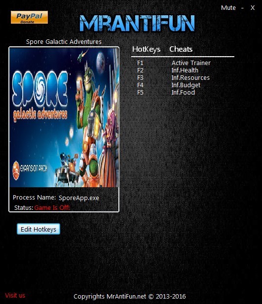 Трейнер +4 для версии 10.19.2016 от MrAntiFun