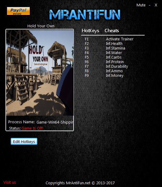 Трейнер +8 для версии с установленным обновлением от 03.04.2018 от MrAntiFun