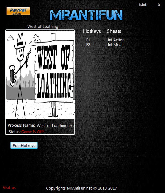 Трейнер +2 для версии 1.02 от MrAntiFun