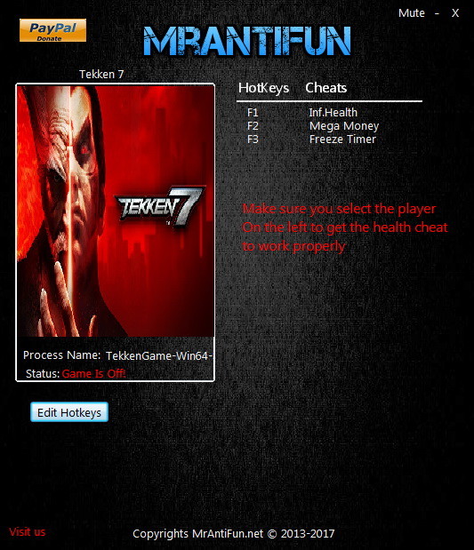 Трейнер +3 для версии 1.00 от MrAntiFun