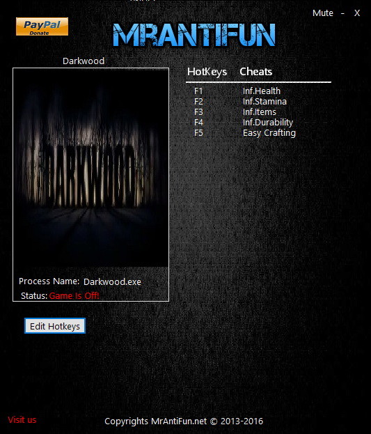 Трейнер +5 для версии 1.1 64bit от MrAntiFun