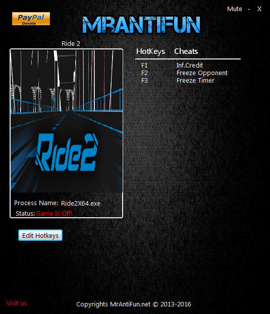Трейнер +3 для версии 1.0.0.1 от MrAntiFun