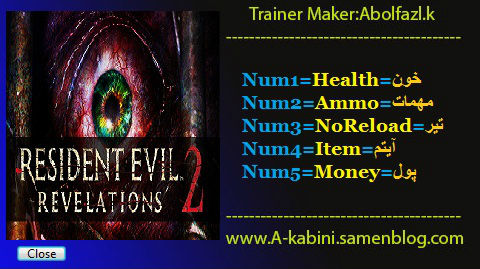 Трейнер +5 для версии 1.0 от Abolfazl.k