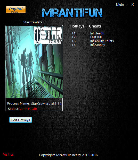 Трейнер +4 для версии от 31.05.2016 (x64) от MrAntiFun