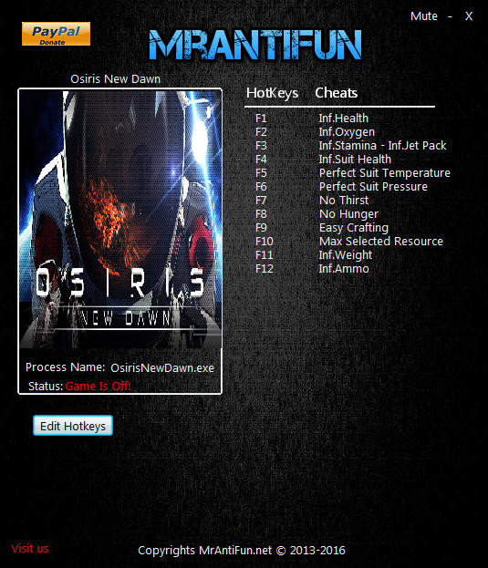 Трейнер +13 для версии 0.1.081 от MrAntiFun