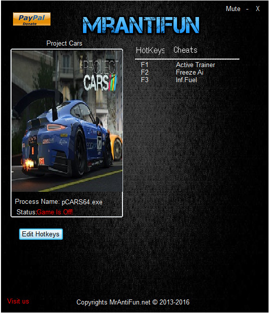 Трейнер +2 для версии 8.00: x64 от MrAntiFun
