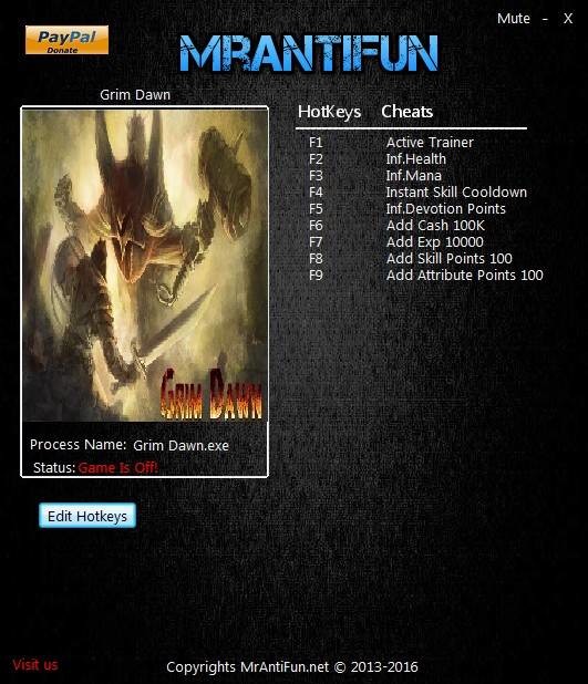 Трейнер +8 для версии 1.0.6.1 от MrAntiFun