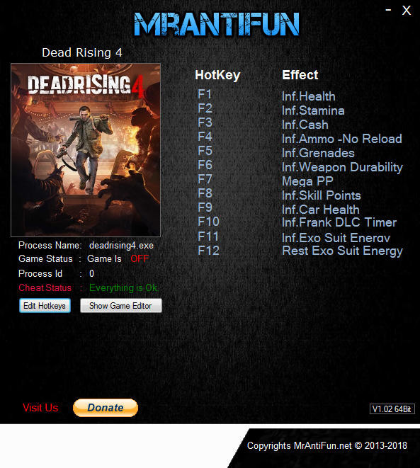 Трейнер +12 для версии 1.04 от MrAntiFun