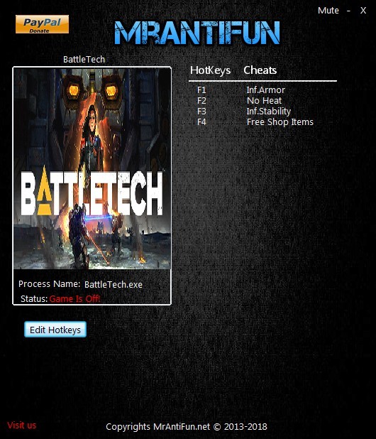 Трейнер +4 для версии 1.0.3 от MrAntiFun