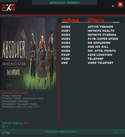 Трейнер +7 для версии 1.12 от FutureX