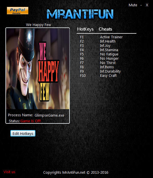 Трейнер +9 для версии 1.00 от MrAntiFun