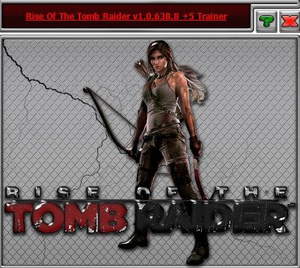 Rise of the Tomb Raider (трейнер +5 для версии 1.0.638.8) [HOG]