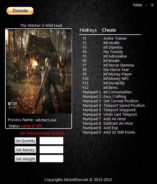 Трейнер +24 для версии 1.31 от MrAntiFun