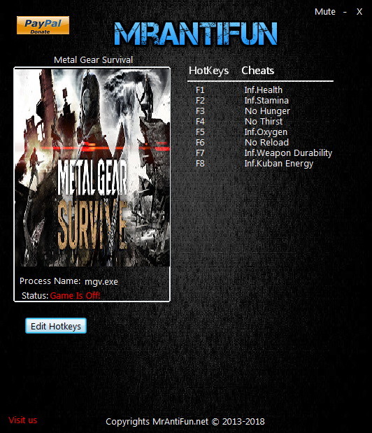 Трейнер +8 для версии 1.04 от MrAntiFun