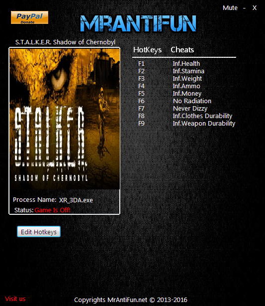 Трейнер +9 для версии 1.0006 от MrAntiFun