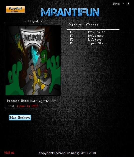 Трейнер +5 для версии 1.00 от MrAntiFun