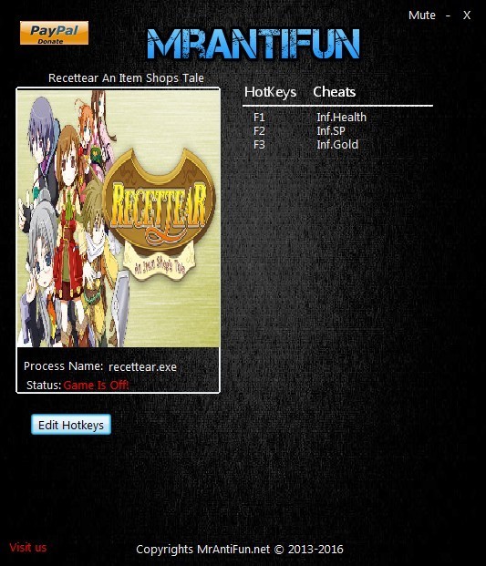 Трейнер +3 для версии 1.105 от MrAntiFun