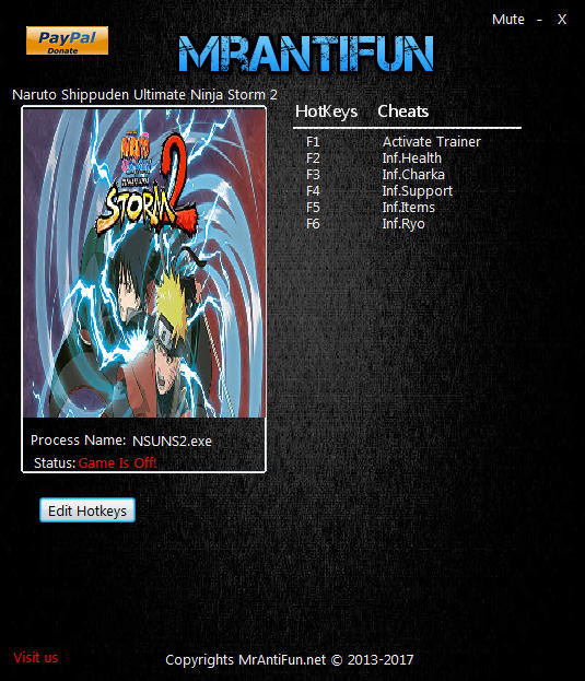 Трейнер +5 для версии 1.00 от MrAntiFun