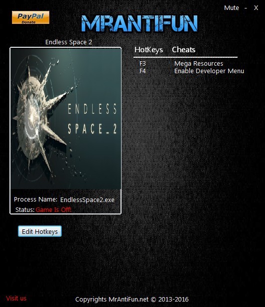Трейнер +2 для версии 1.1.0 от MrAntiFun